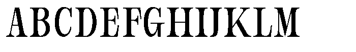 Bravellion Medium Ultra Condensed Font UPPERCASE