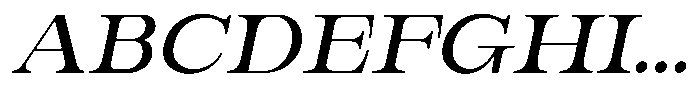 Bravellion Medium Ultra Expanded Italic Font UPPERCASE