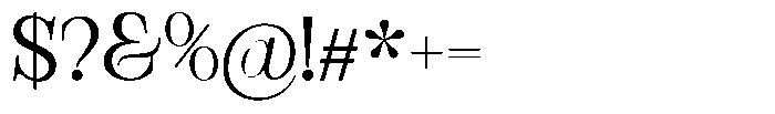 Bravellion Regular Font OTHER CHARS