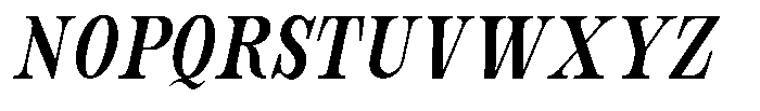 Bravellion Sem Bold Ult Condensed Italic Font UPPERCASE