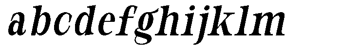 Bravellion Sem Bold Ult Condensed Italic FONT