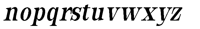 Bravellion Sem Bold Ult Condensed Italic Font LOWERCASE