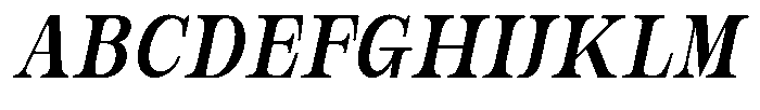 Bravellion Semi Bold Condensed Italic Font UPPERCASE