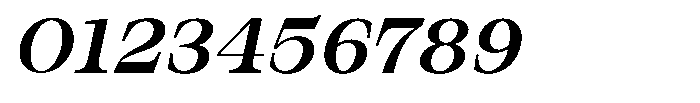 Bravellion Semi Bold Expanded Italic Font OTHER CHARS