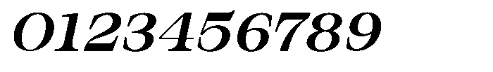 Bravellion Semi Bold Extra Expanded Italic Font OTHER CHARS