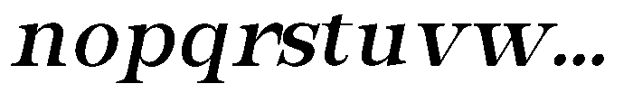 Bravellion Semi Bold Italic Font LOWERCASE
