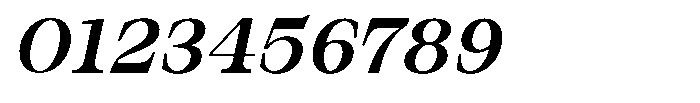 Bravellion Semi Bold Semi Expanded Italic Font OTHER CHARS