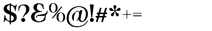 Bravellion Semi Bold Semi Expanded Font OTHER CHARS
