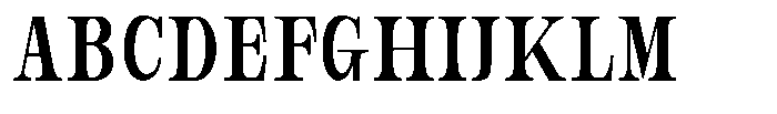 Bravellion Semi Bold Ultra Condensed Font UPPERCASE