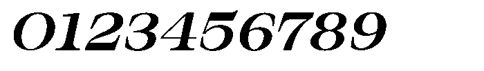 Bravellion Semi Bold Ultra Expanded Italic Font OTHER CHARS
