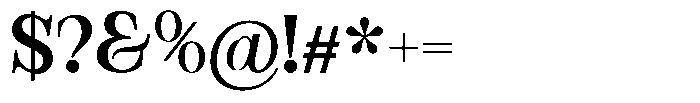Bravellion Semi Bold Font OTHER CHARS
