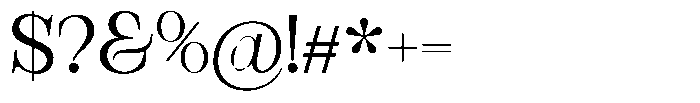 Bravellion Semi Expanded Font OTHER CHARS
