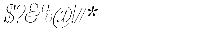 Bravellion Thin Condensed Italic Font OTHER CHARS