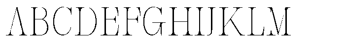 Bravellion Thin Condensed Font UPPERCASE