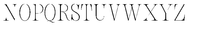 Bravellion Thin Condensed Font UPPERCASE