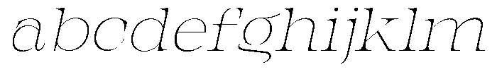 Bravellion Thin Expanded Italic FONT