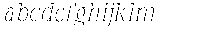 Bravellion Thin Extra Condensed Italic FONT