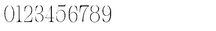 Bravellion Thin Extra Condensed Font OTHER CHARS