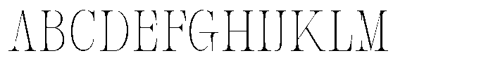 Bravellion Thin Extra Condensed Font UPPERCASE