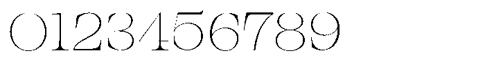 Bravellion Thin Extra Expanded Font OTHER CHARS