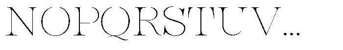 Bravellion Thin Extra Expanded Font UPPERCASE