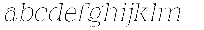 Bravellion Thin Italic FONT