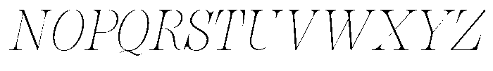 Bravellion Thin Semi Condensed Italic Font UPPERCASE