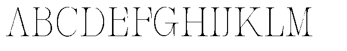 Bravellion Thin Semi Condensed Font UPPERCASE