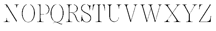 Bravellion Thin Semi Condensed Font UPPERCASE