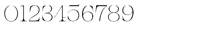 Bravellion Thin Semi Expanded Font OTHER CHARS