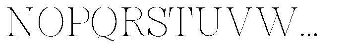 Bravellion Thin Semi Expanded Font UPPERCASE