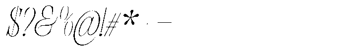 Bravellion Thin Ultra Condensed Italic Font OTHER CHARS