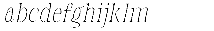 Bravellion Thin Ultra Condensed Italic FONT