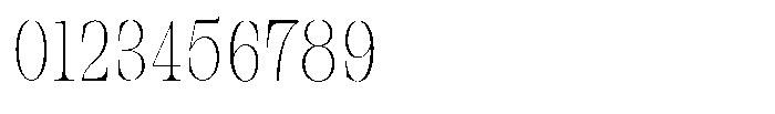 Bravellion Thin Ultra Condensed Font OTHER CHARS