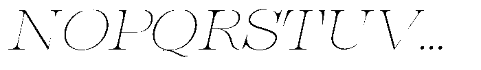 Bravellion Thin Ultra Expanded Italic Font UPPERCASE