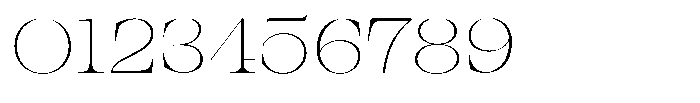 Bravellion Thin Ultra Expanded Font OTHER CHARS