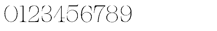 Bravellion Thin Font OTHER CHARS