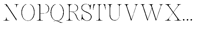 Bravellion Thin Font UPPERCASE