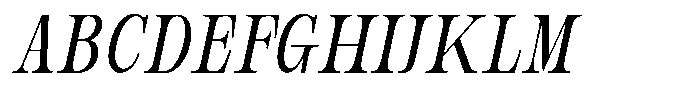 Bravellion Ultra Condensed Italic Font UPPERCASE