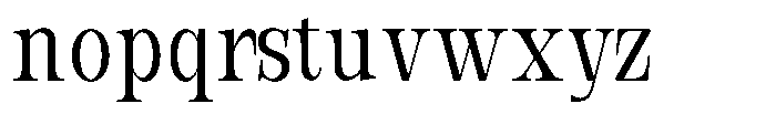 Bravellion Ultra Condensed Font LOWERCASE