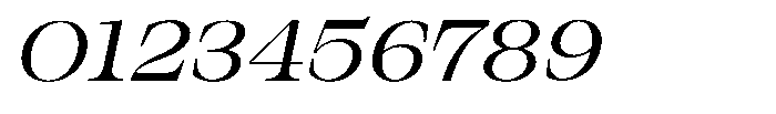Bravellion Ultra Expanded Italic Font OTHER CHARS