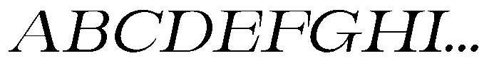 Bravellion Ultra Expanded Italic Font UPPERCASE
