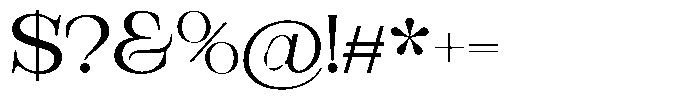 Bravellion Ultra Expanded Font OTHER CHARS