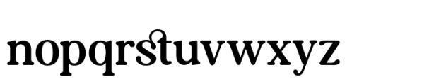 Braveold Regular Font LOWERCASE
