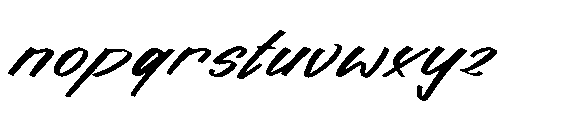 Bravery Horyzon Bravery Horizon Italic Font LOWERCASE
