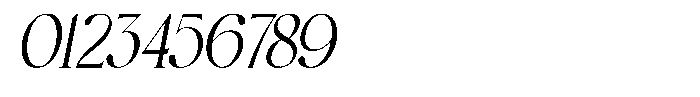 Bravibe Oblique Font OTHER CHARS