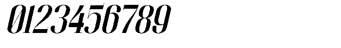 Brayena Italic Font OTHER CHARS