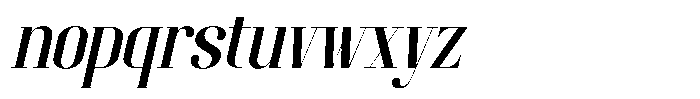 Brayena Italic Font LOWERCASE