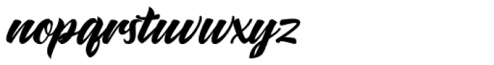 Brayhonest Regular Font LOWERCASE