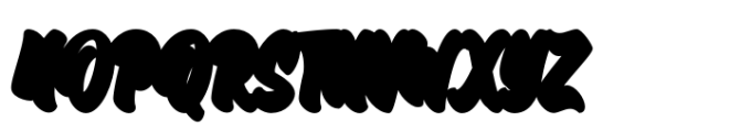 Brayles Extrude Font UPPERCASE